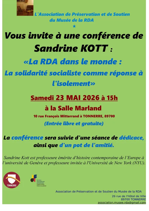 Conférence La RDA dans le monde
