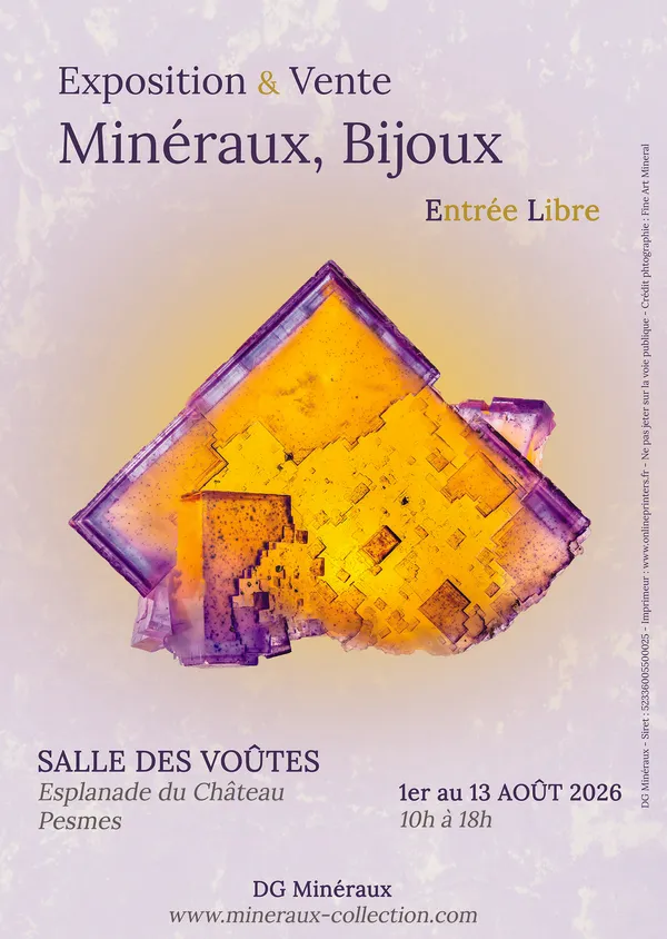 3e Exposition-vente de Minéraux et Bijoux de Pesmes