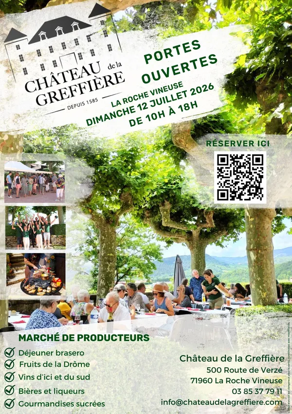 Porte ouverte du Château de la Greffière