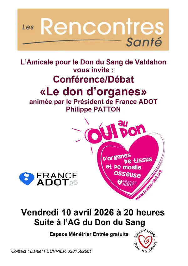 Conférence sur le don d'organes