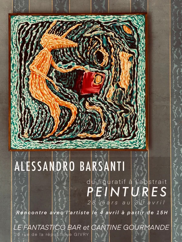 Exposition Peinture Alessandro Barsanti "Du Figuratif à l'Abstrait" et rencontre artiste