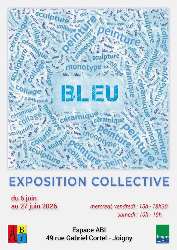 Bleu Exposition Collectif des artistes de ABI