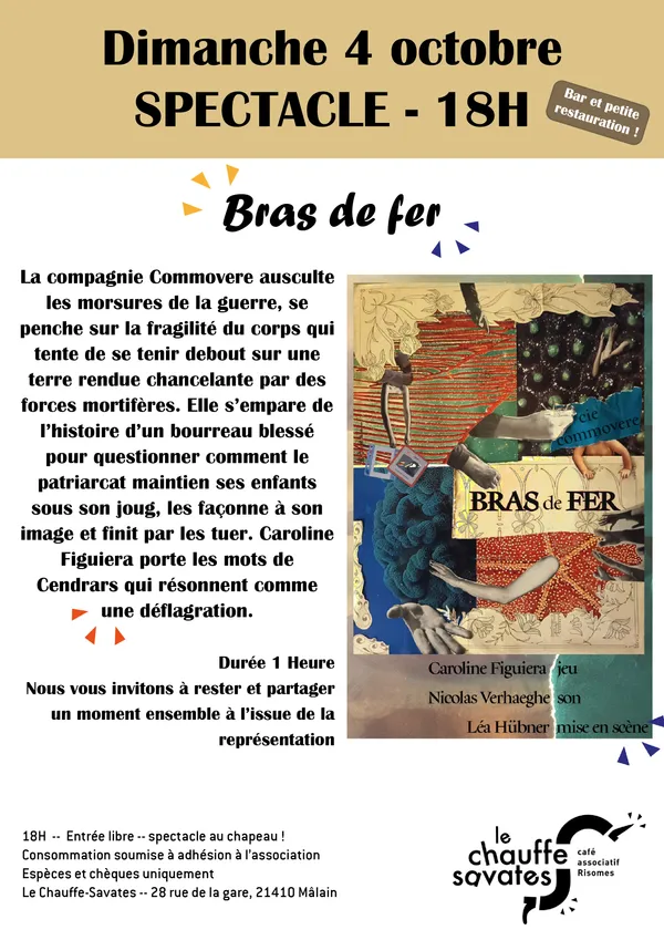 Spectacle de théâtre "Bras de Fer"