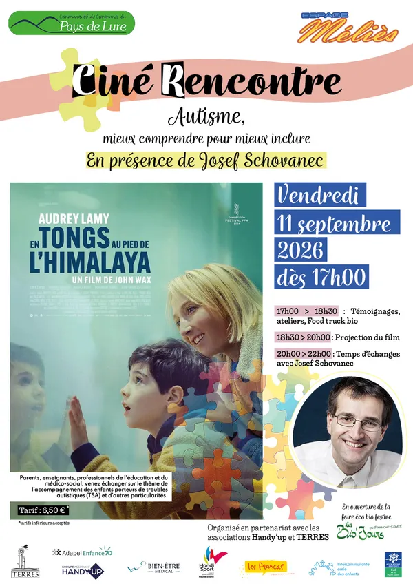 Ciné-Rencontre - Autisme : mieux comprendre pour mieux inclure