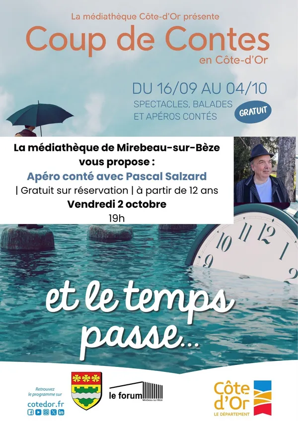 Apéro conté en compagnie de Pascal Salzard - Le rossignol et autres contes du temps qui passe