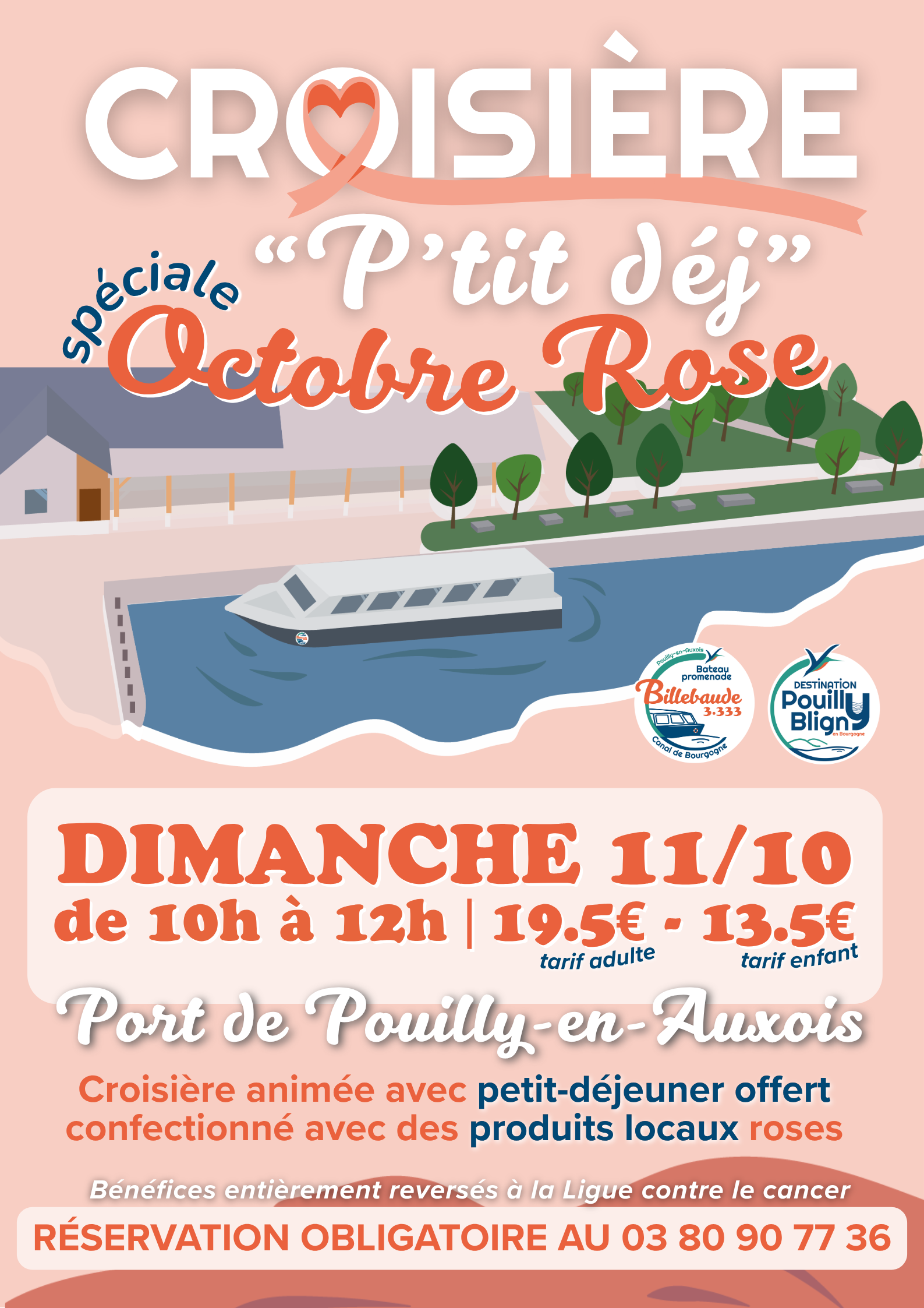Croisière Petit-Déjeuner spéciale Octobre Rose