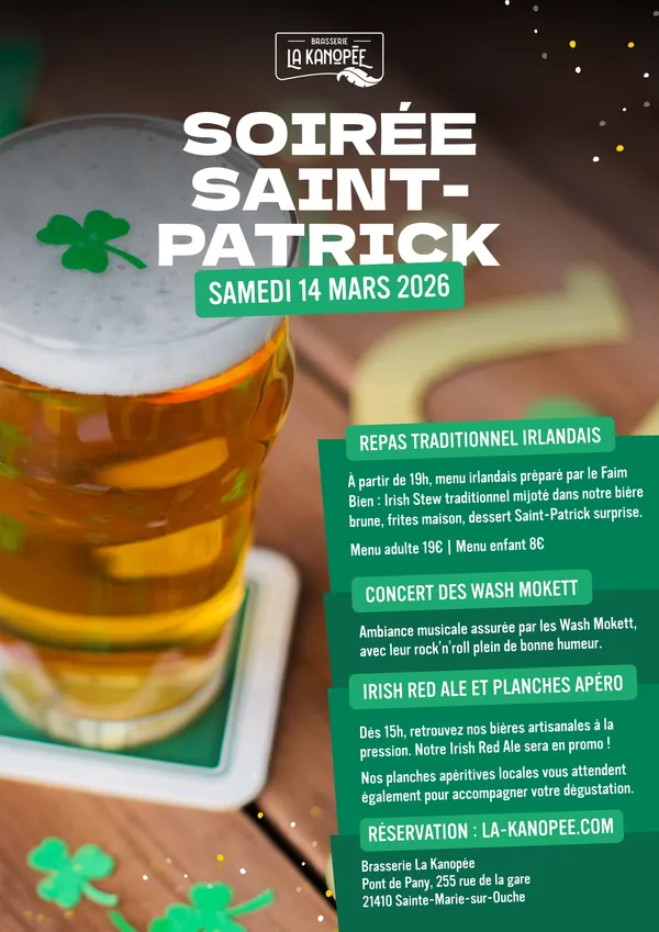 Soirée Saint Patrick