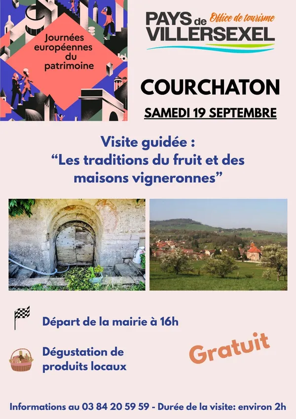 Journées du Patrimoine - Visite guidée de Courchaton