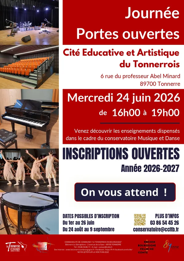 Portes ouvertes de la Cité éducative et artistique du Tonnerrois