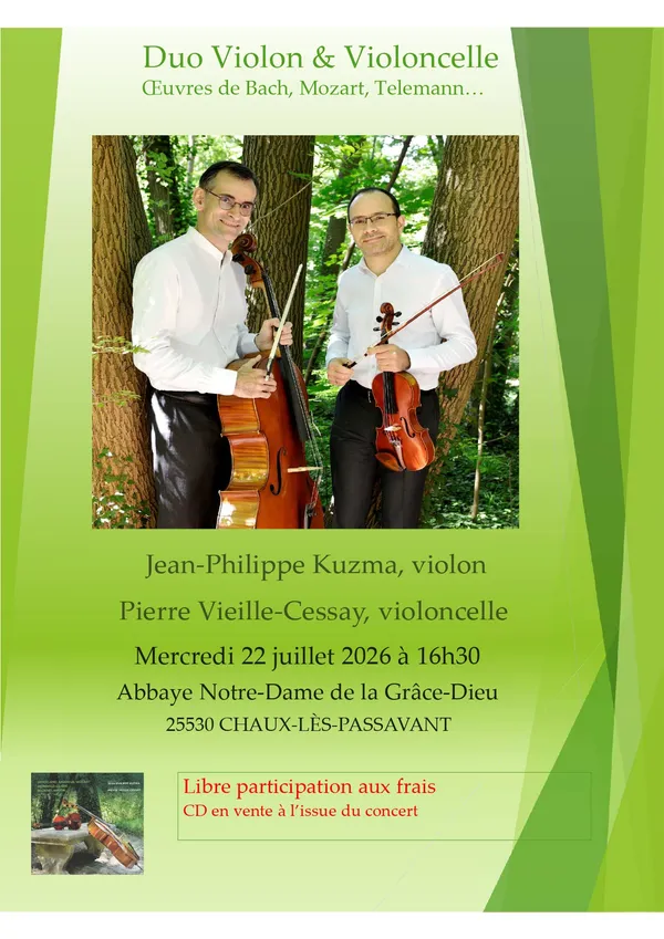 Duo Violon & Violoncelle