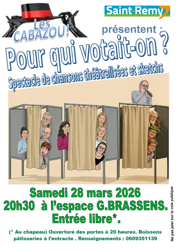 Les CABAZOU! présentent "Pour qui votait-on" 