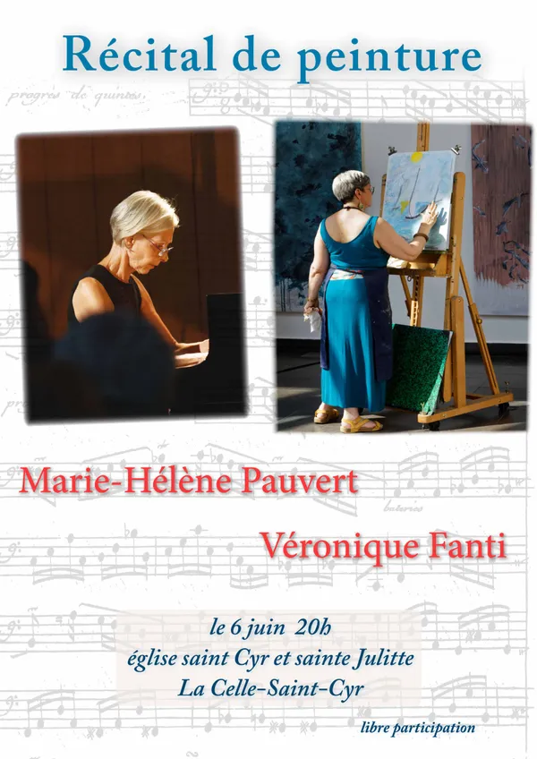 Récital de Peinture , Naissance d’un tableau