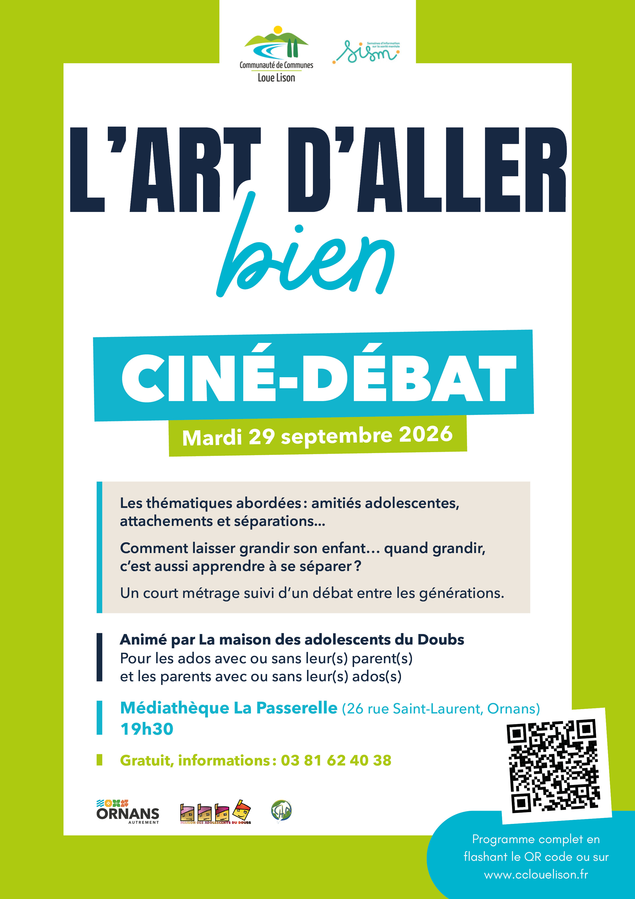 Semaine de la santé mentale - Ciné-Débat