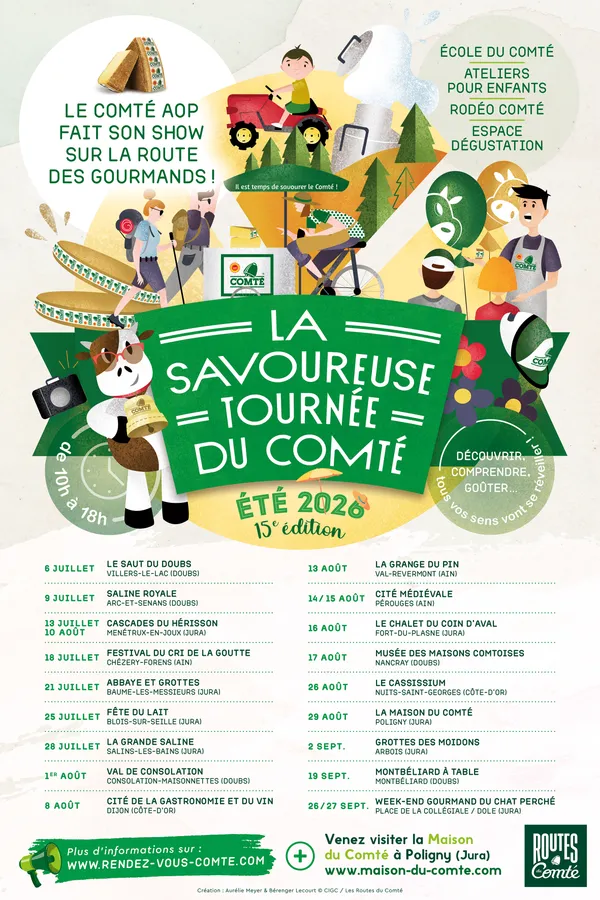 La savoureuse tournée du Comté - Cascades du Hérisson