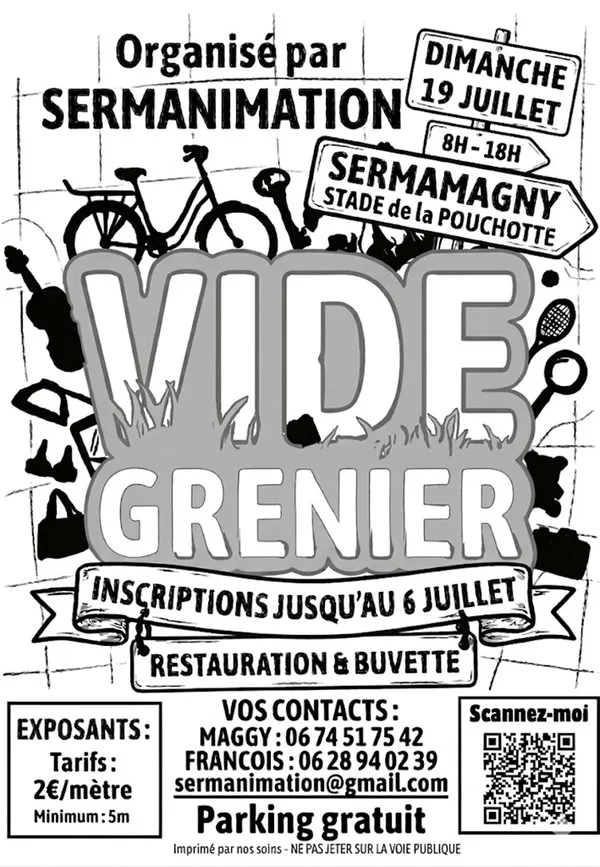 Vide Grenier de SERMAMAGNY