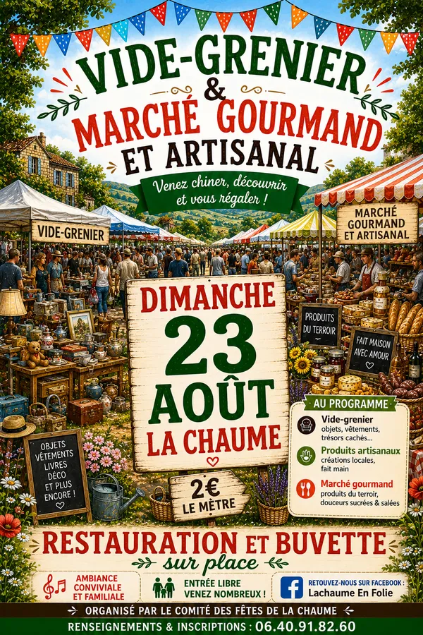 Vide-Greniers et Marché Gourmand et Artisanal