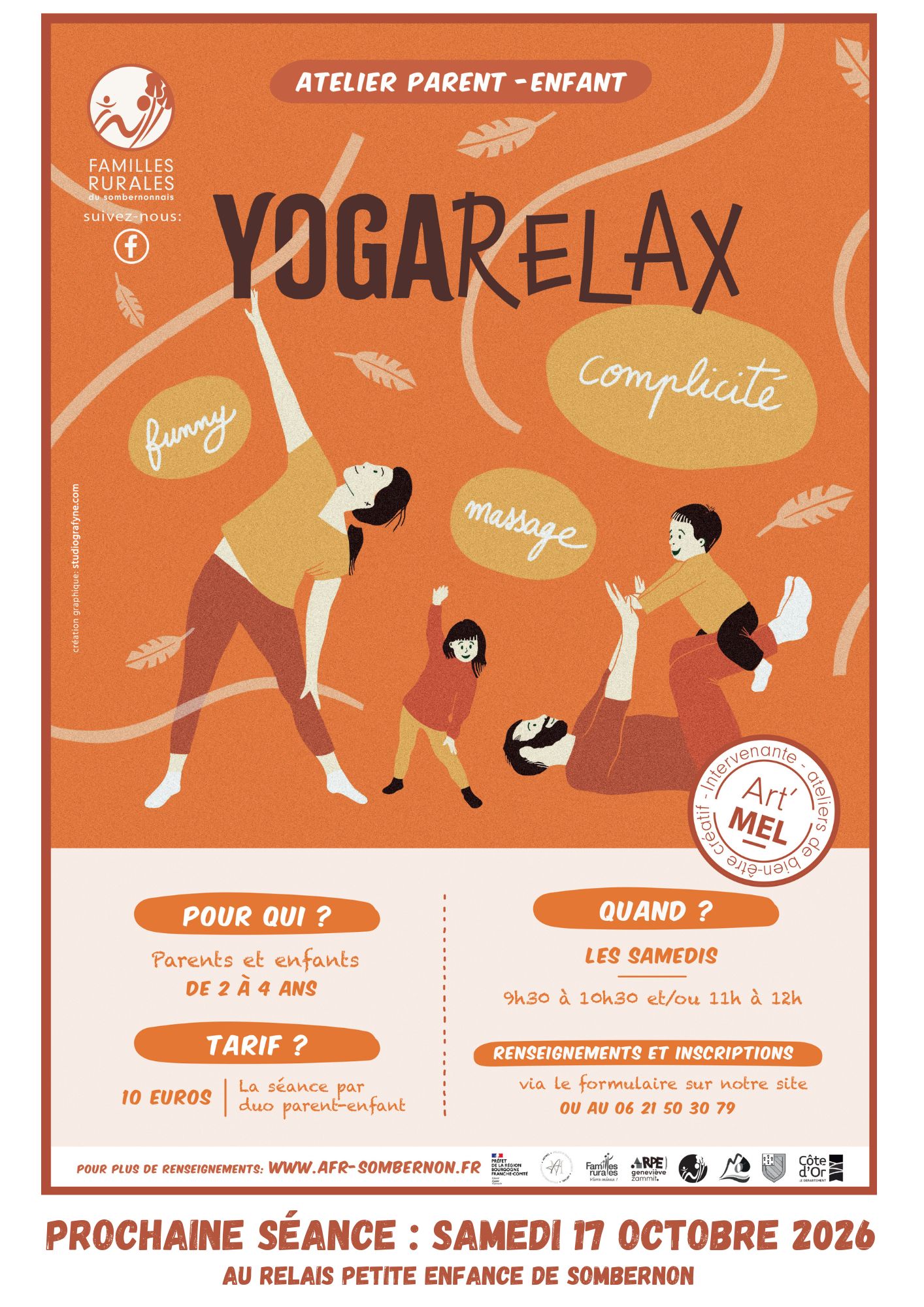 Séance YOGA RELAX - Duo parent / enfant