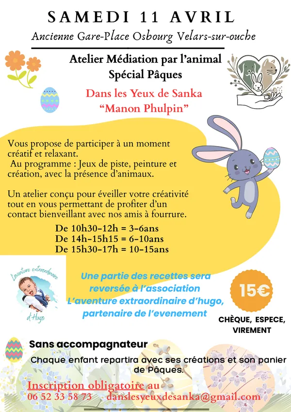 Atelier de Pâques - Médiation par l'animal