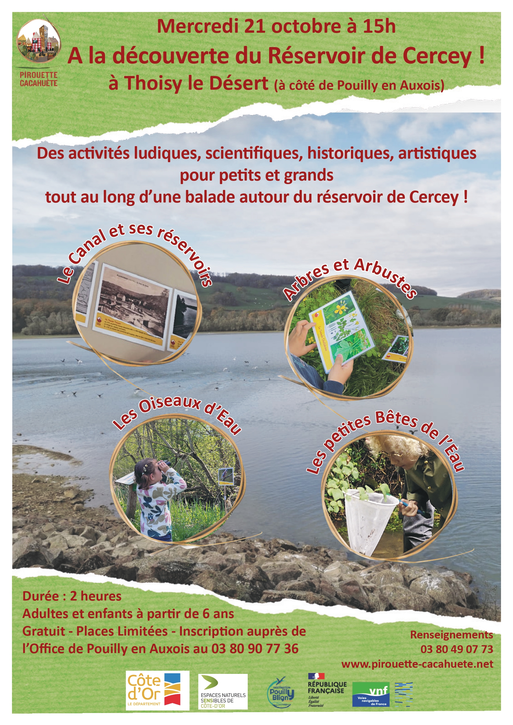 À la découverte du réservoir de Cercey
