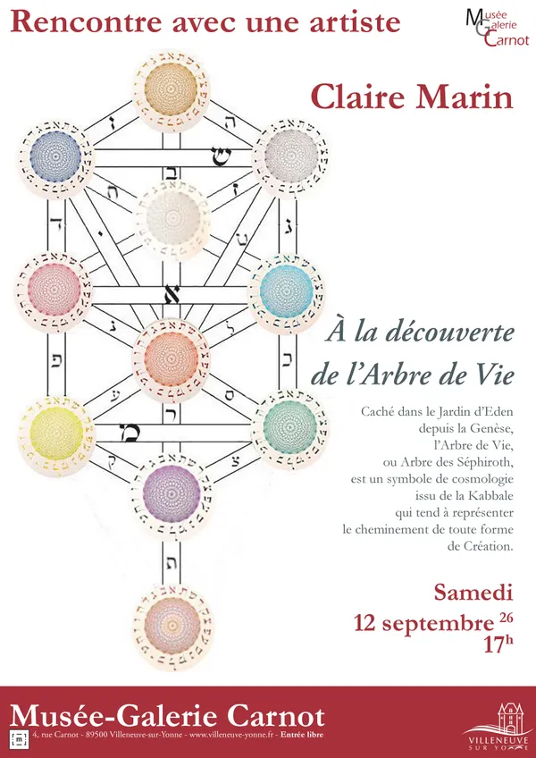 Rencontre Conférence : à la découverte de l’Arbre de Vie avec Claire Marin