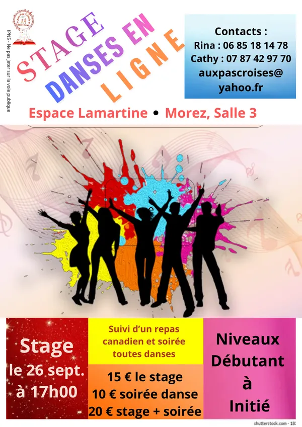 Stage de danses en ligne