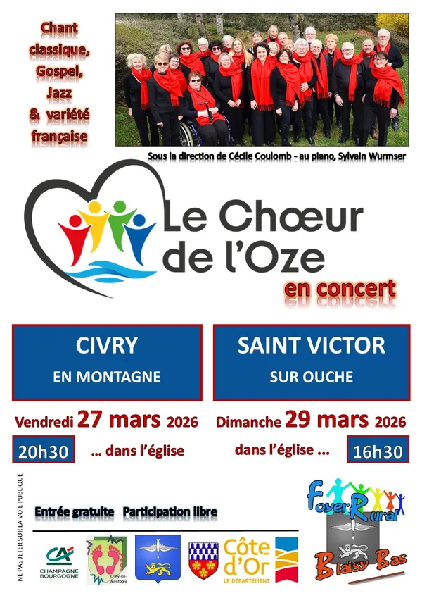 Concert du Chœur de l'Oze