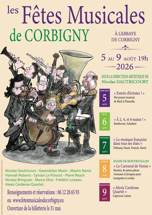 Fêtes musicales de Corbigny - 34ème édition