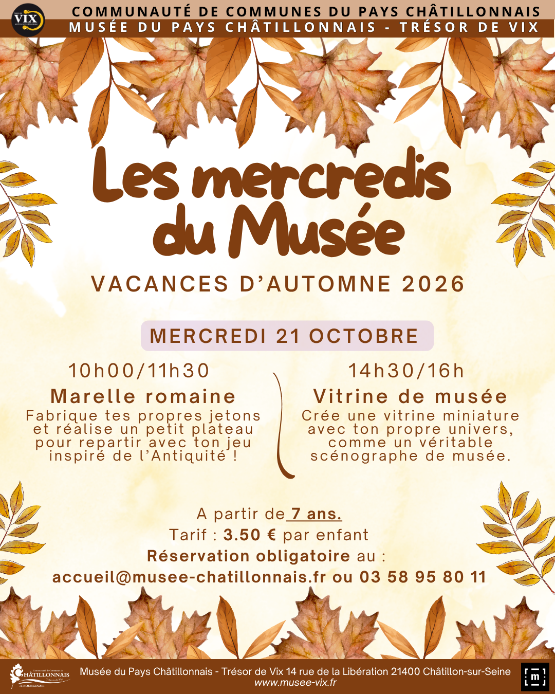 Activités d'automne