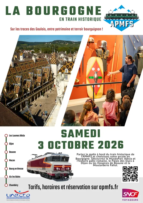 Train historique de la Bourgogne