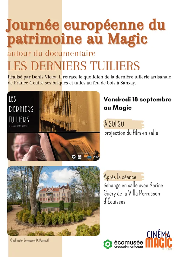 Journées européennes du patrimoine : projection au Magic