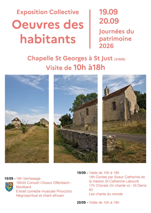Visite, exposition et concert à la chapelle Saint Georges