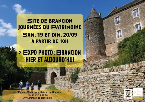 Journées du patrimoine à Brancion, hier et aujourd'hui
