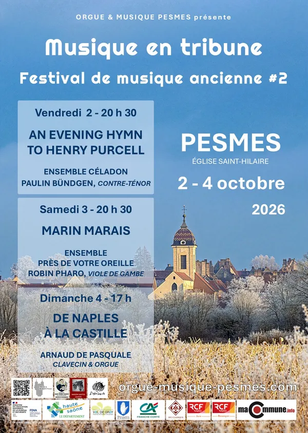 Festival Musique en tribune 2026 : An Evening Hymn to Henry Purcell