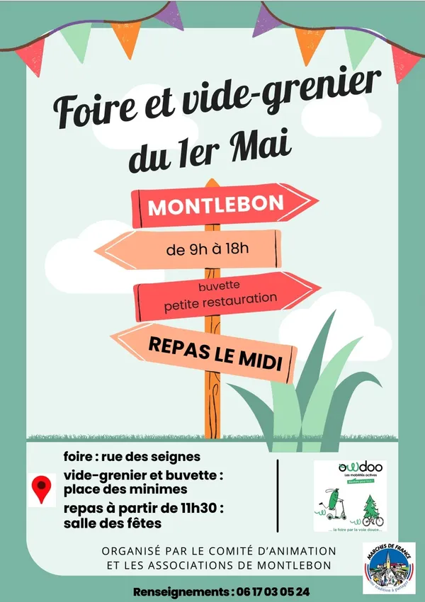 Foire et vide-grenier du 1er Mai