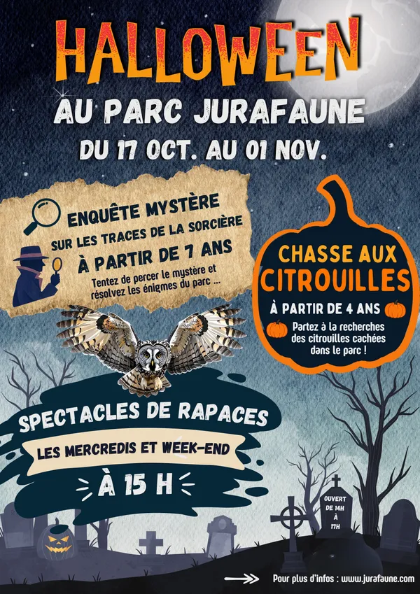 C'est Halloween à Jurafaune !
