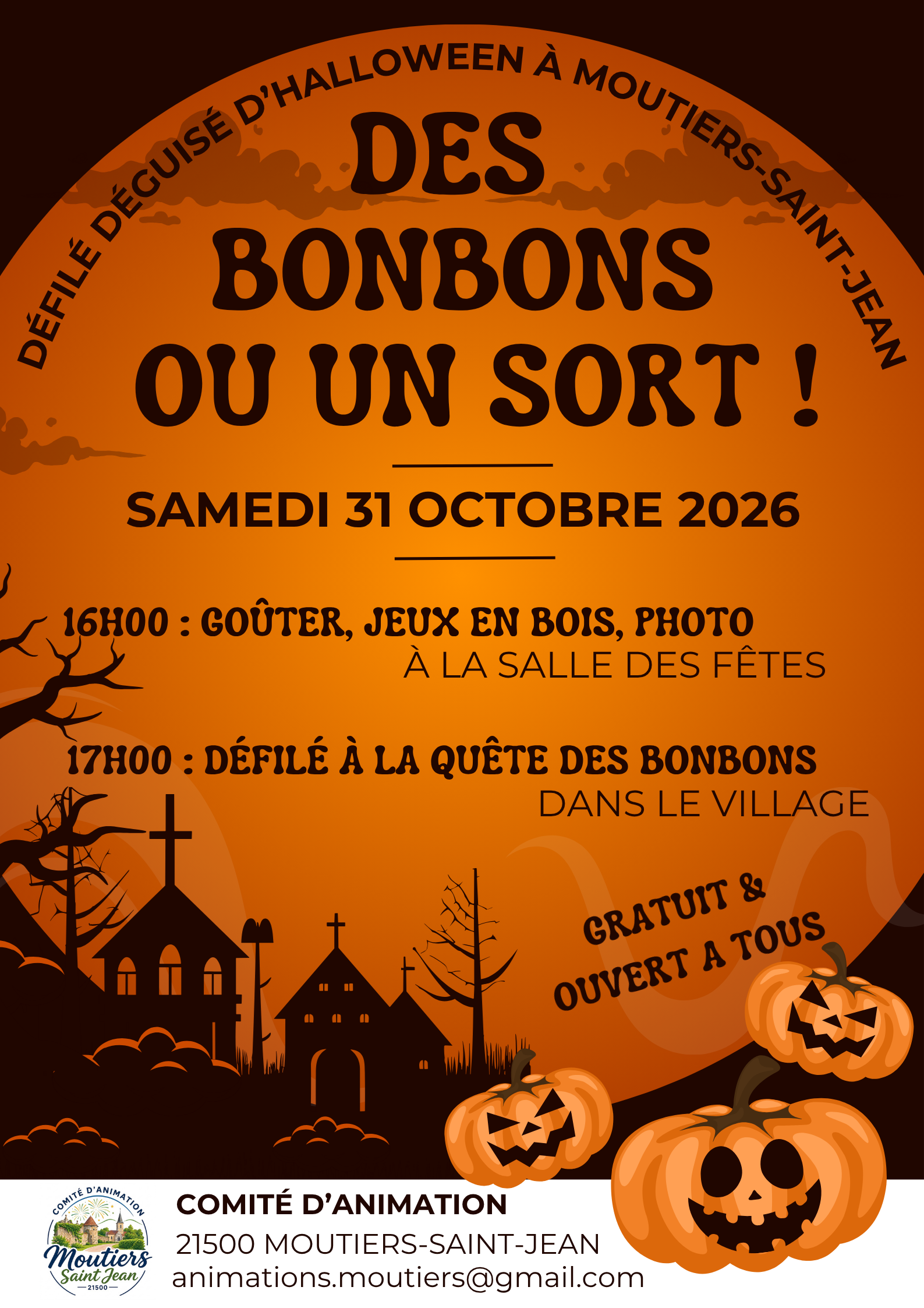 Goûter et défilé d'Halloween