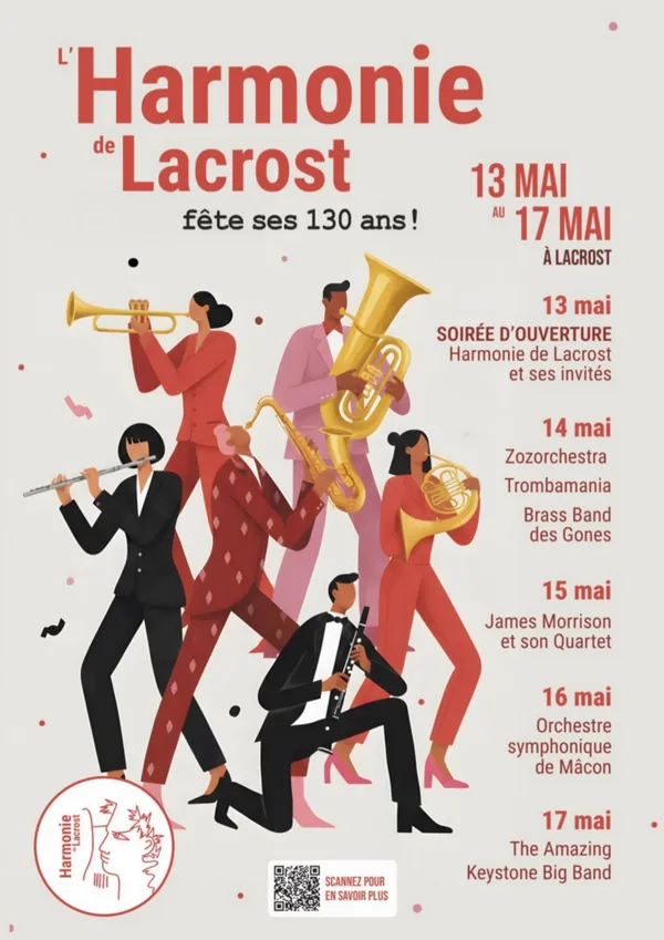 130ème anniversaire de "La Lyre Agricole" - harmonie de Lacrost