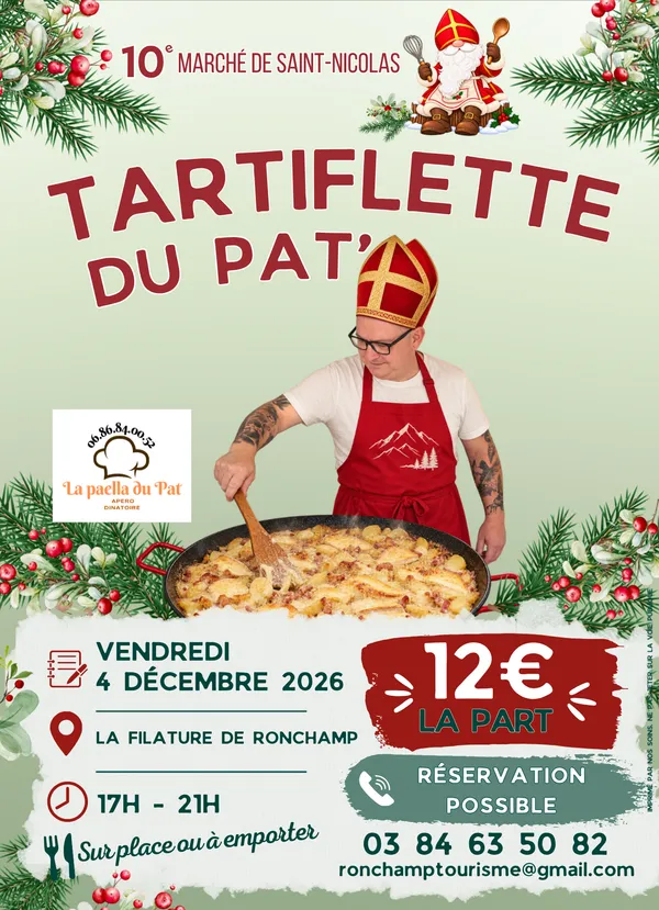 La Tartiflette du Pat' à La Filature de Ronchamp