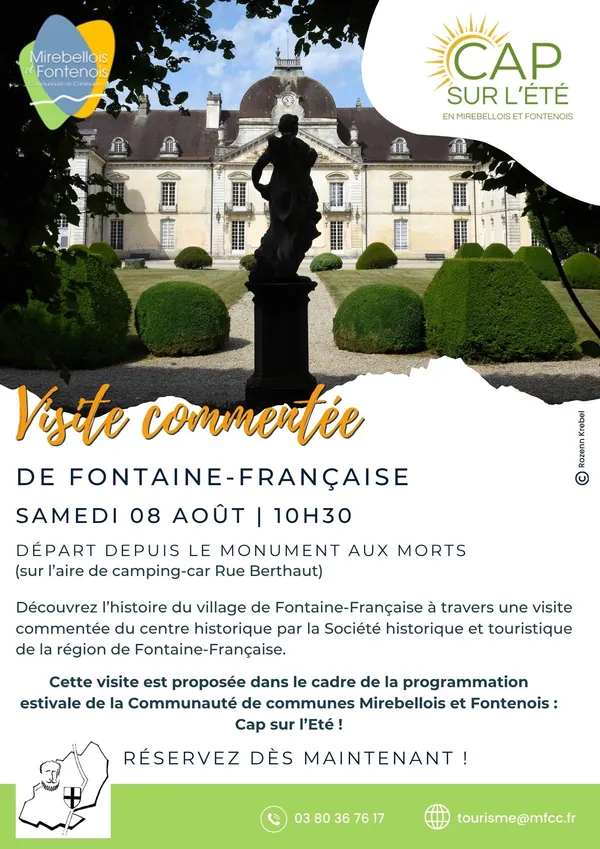 Visite commentée de Fontaine-Française