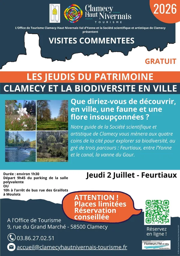 Visite commentée - Clamecy et la biodiversité en ville - Feurtiaux