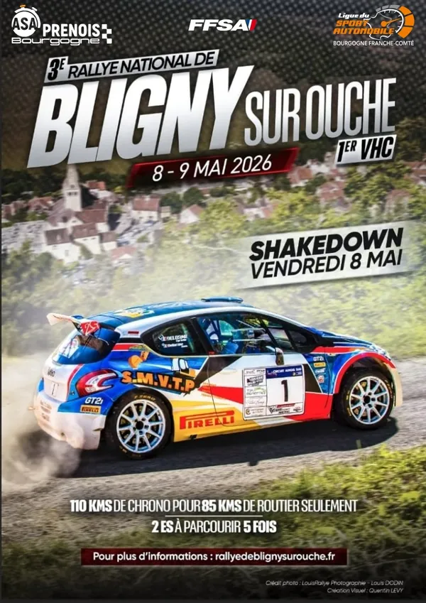 3ème édition Rallye de Bligny sur Ouche