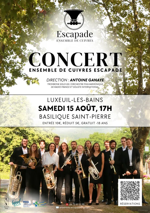 Concert "Danses et Cérémonies" - Ensemble de cuivres Escapade
