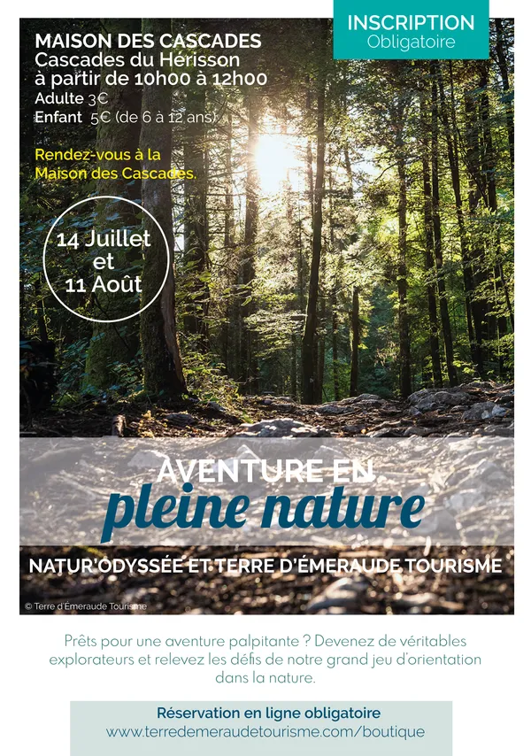 Aventure en pleine nature aux Cascades du Hérisson
