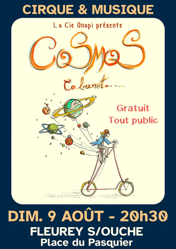 Cabaret cirque et musique live "Cosmos"