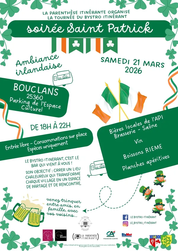 Soirée Saint Patrick 