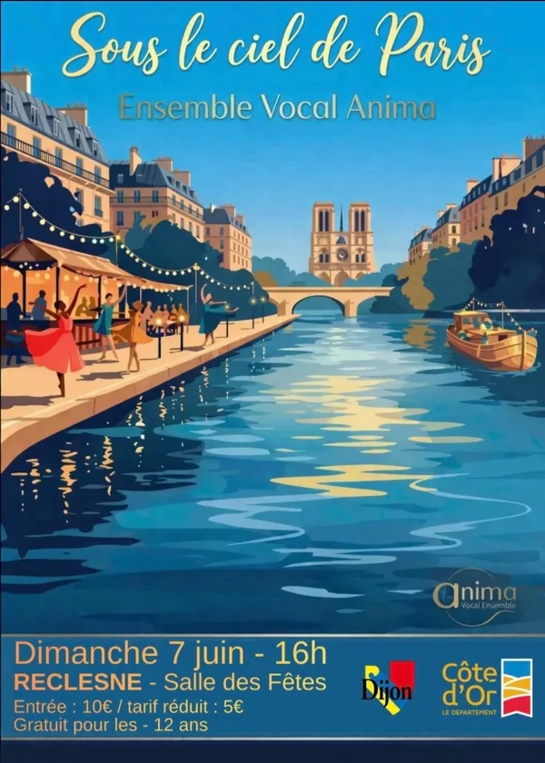 « Sous le ciel de Paris » par l’ensemble vocal Anima