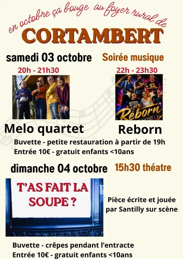 En octobre ça bouge au foyer rural de Cortambert