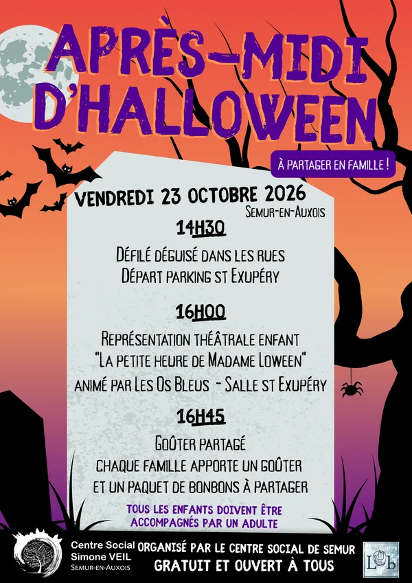 Après-midi d'Halloween