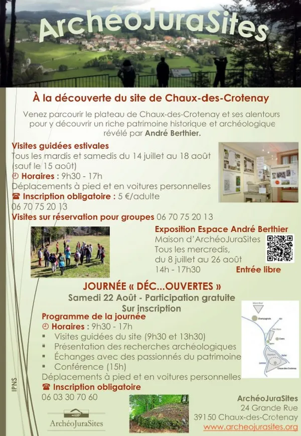 Visites guidées ArchéoJuraSites