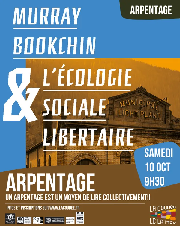 Arpentage du livre : L’écologie sociale et libertaire, M. Bookchin